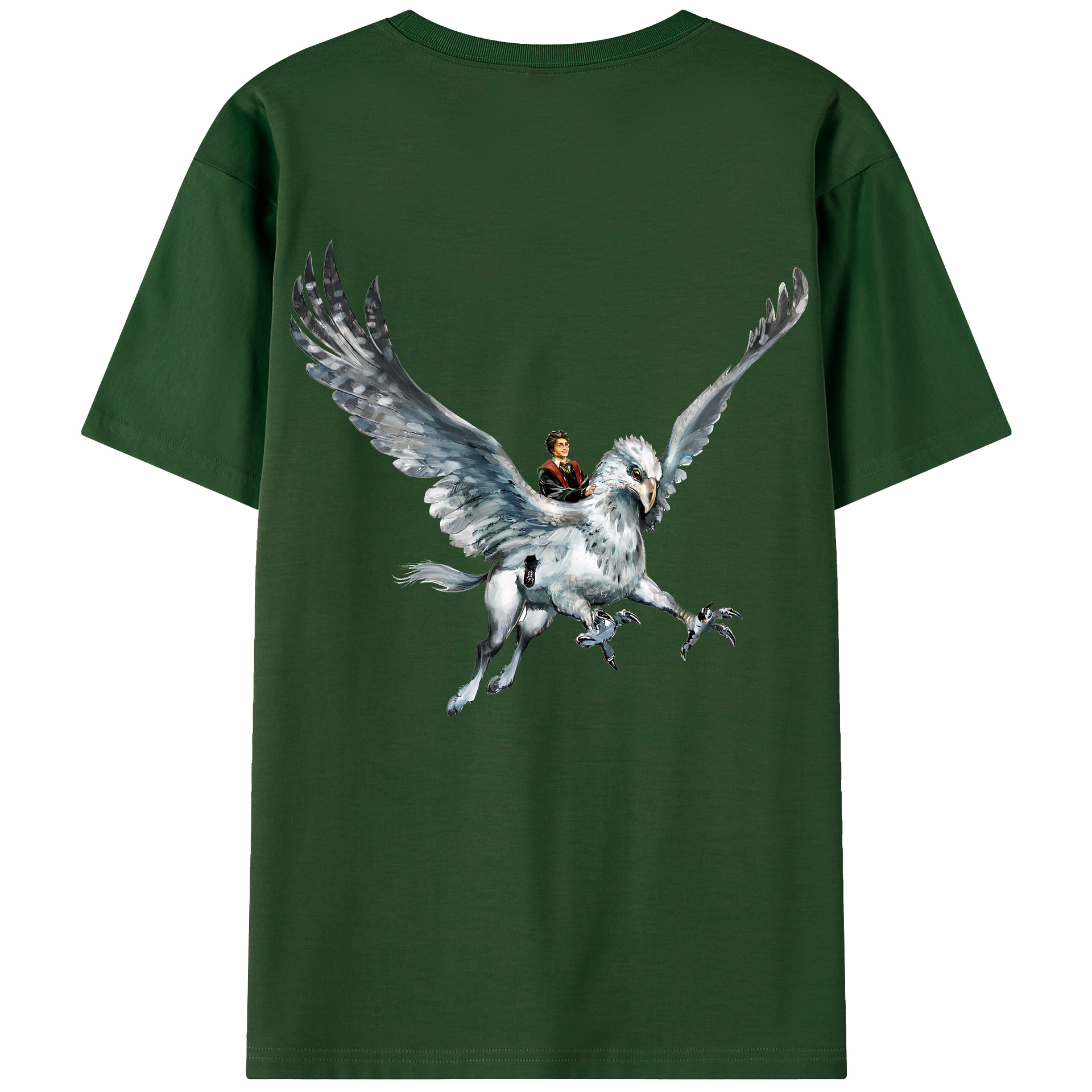 （画像用） Harry Potter ハリー・ポッターシリーズ 綿100％半袖Tシャツ（背面プリント）
